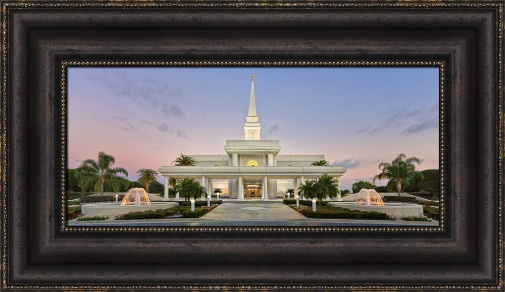 Orlando Temple - Fountains by Robert A Boyd