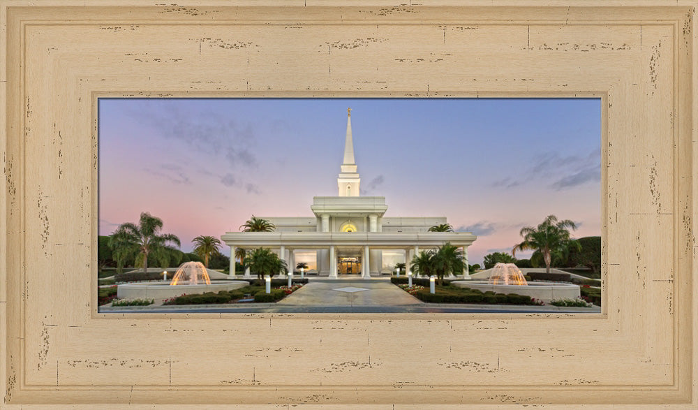 Orlando Temple - Fountains by Robert A Boyd