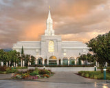 Bountiful Temple - Clearing Storm by Robert A Boyd