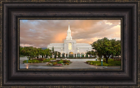 Bountiful Temple - Clearing Storm by Robert A Boyd