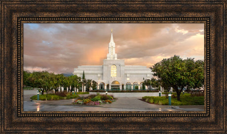 Bountiful Temple - Clearing Storm by Robert A Boyd