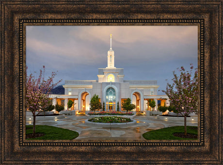 Mt Timpanogos Temple - Eventide by Robert A Boyd