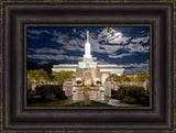 Mt Timpanogos Temple - Moonlight by Robert A Boyd