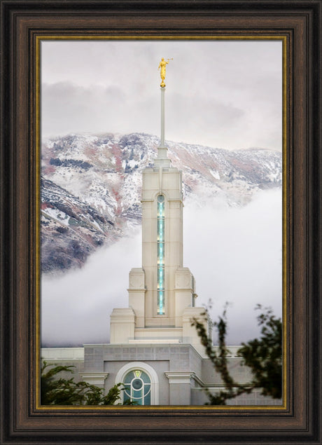 Mount Timpanogos Temple- Steeple by Robert A Boyd