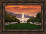 Mt Timpanogos Temple - Sunrise by Robert A Boyd