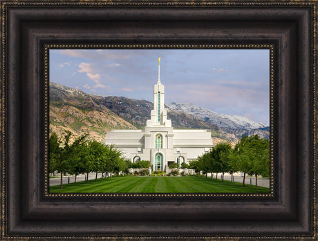 Mt Timpanogos Temple - September Mountain by Robert A Boyd