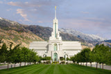 Mt Timpanogos Temple - September Mountain by Robert A Boyd