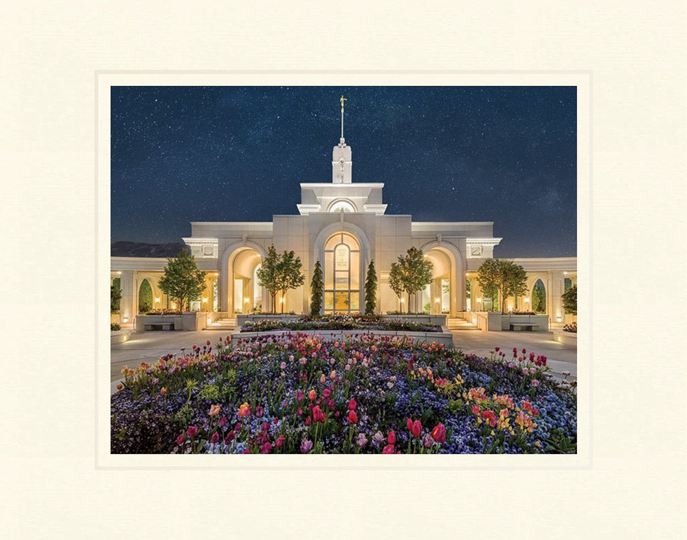 Mt Timpanogos Temple - Holiness to the Lord by Robert A Boyd