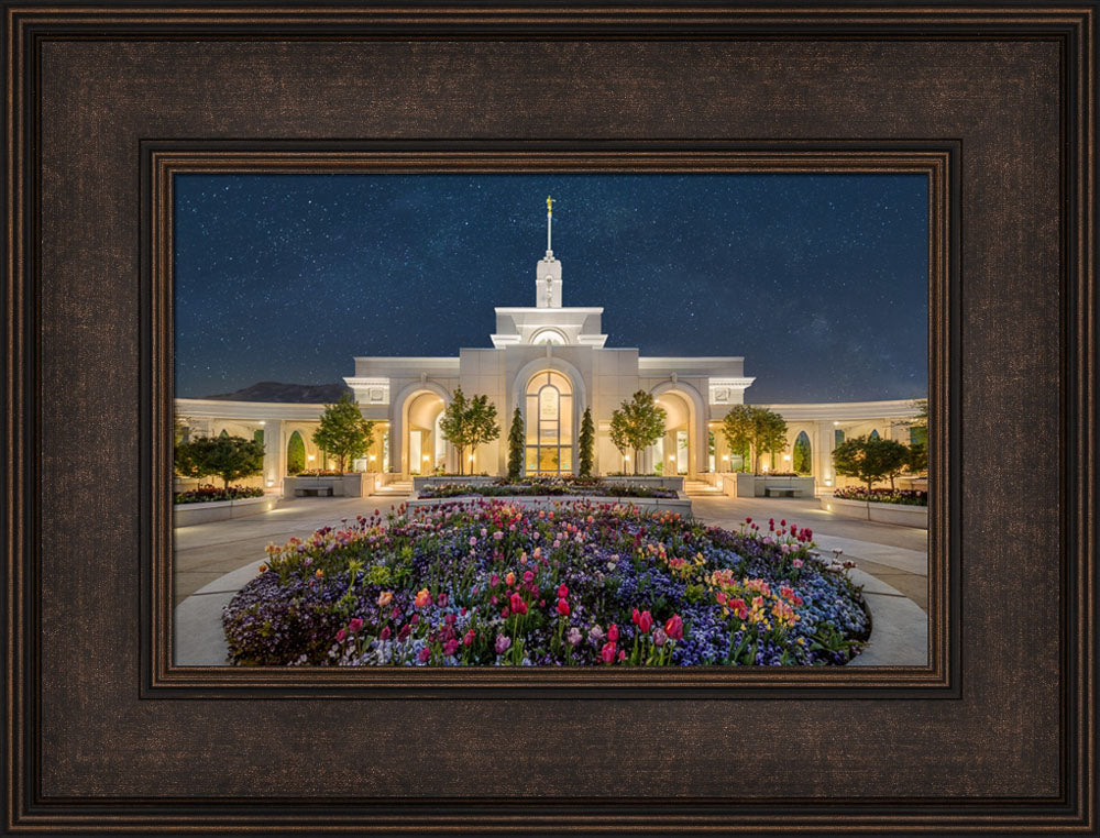 Mt Timpanogos Temple - Holiness to the Lord by Robert A Boyd