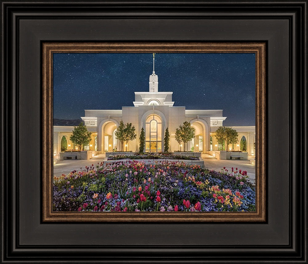 Mt Timpanogos Temple - Holiness to the Lord by Robert A Boyd