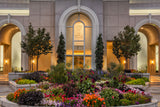 Mt Timpanogos Temple - Garden Path by Robert A Boyd