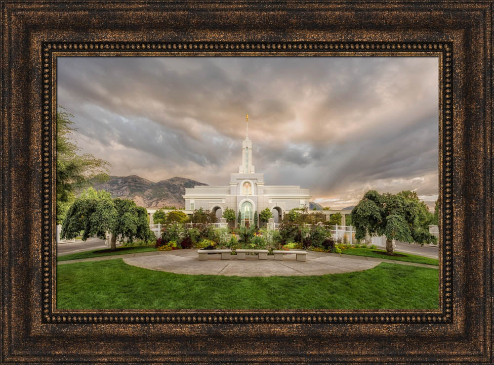 Mt Timpanogos Temple - Chome by Robert A Boyd