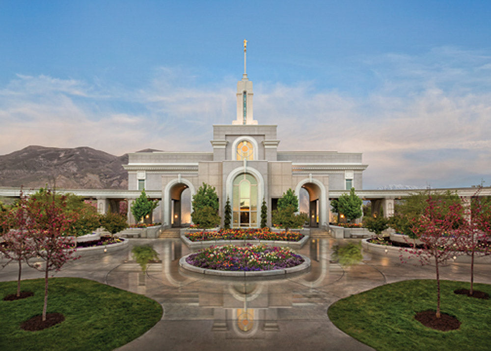 Mount Timpanogos Temple - Eden 5x7 print