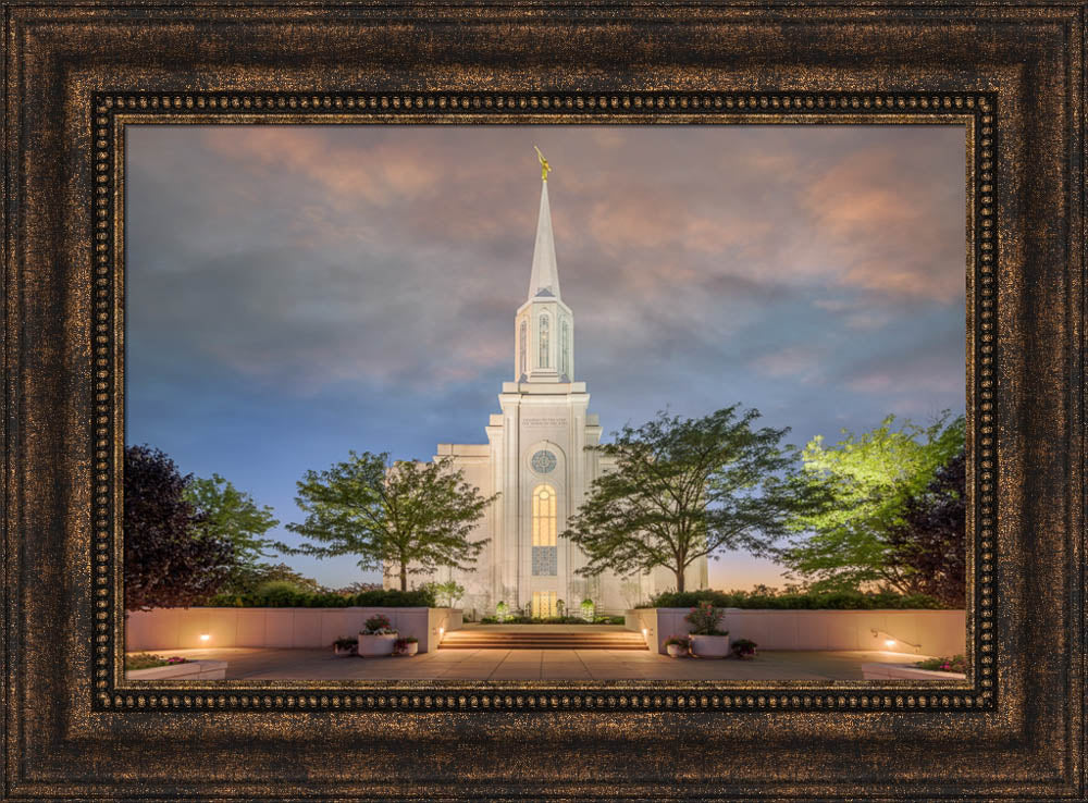 St Louis Temple - Evening Path by Robert A Boyd