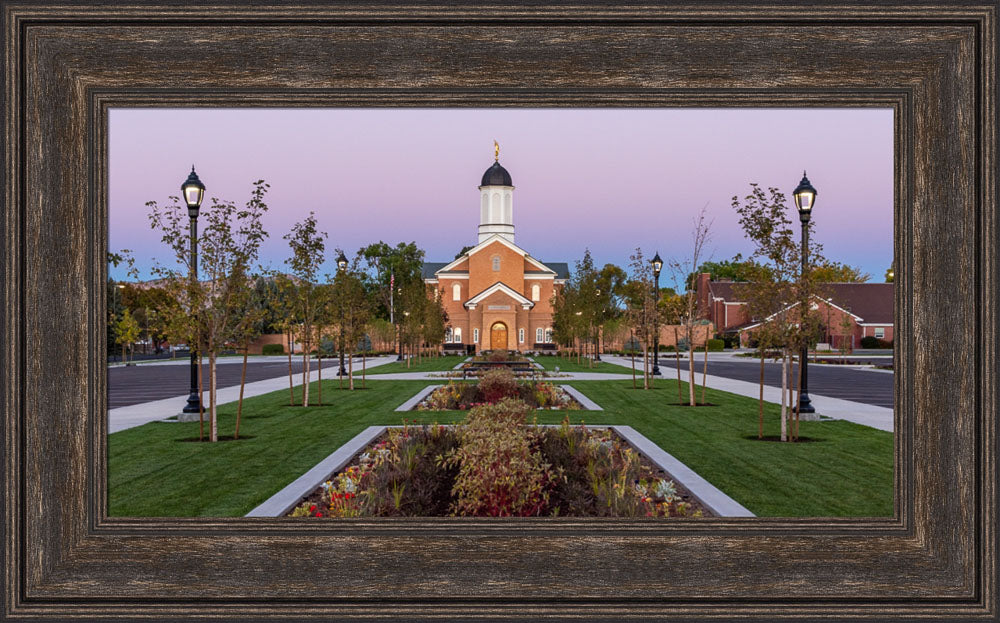 Vernal Temple - Garden View by Robert A Boyd