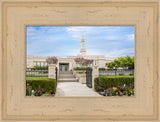 Monticello Temple - Summer Flowers by Robert A Boyd