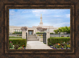 Monticello Temple - Summer Flowers by Robert A Boyd