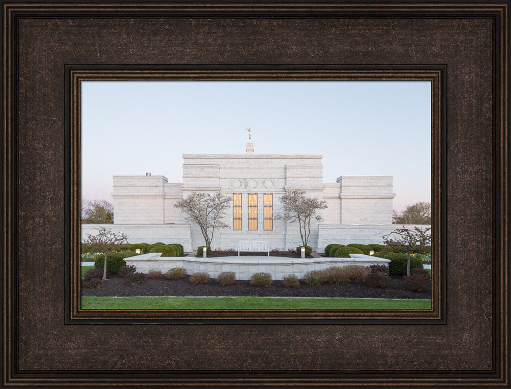 Columbus Temple - Garden Path by Robert A Boyd