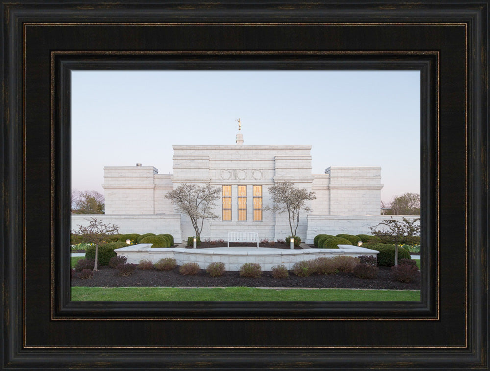 Columbus Temple - Garden Path by Robert A Boyd