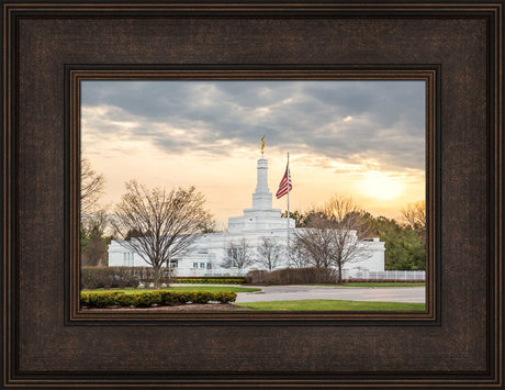 Detroit Temple - Sunset by Robert A Boyd