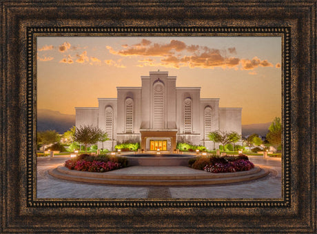 Albuquerque Temple - Amber Dawn by Robert A Boyd