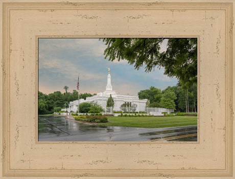 Louisville Temple - After the Rain by Robert A Boyd