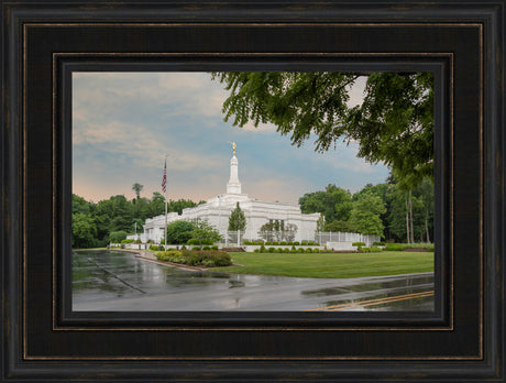 Louisville Temple - After the Rain by Robert A Boyd