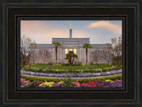 Fresno Temple - Flowers by Robert A Boyd