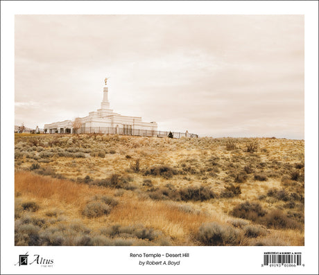 Reno Temple - Desert Hill by Robert A Boyd