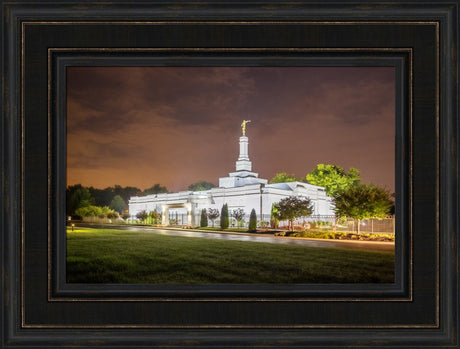 Nashville Temple - Stormy Sky by Robert A Boyd