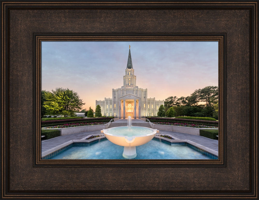 Houston Temple - Living Waters by Robert A Boyd