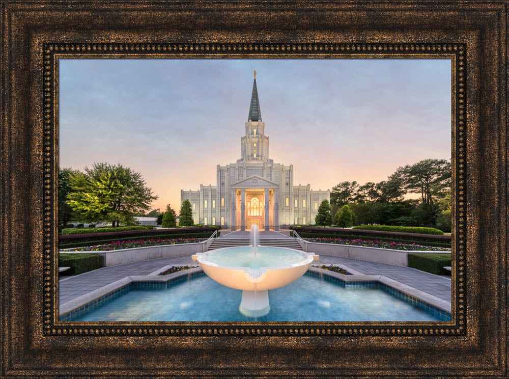 Houston Temple - Living Waters by Robert A Boyd