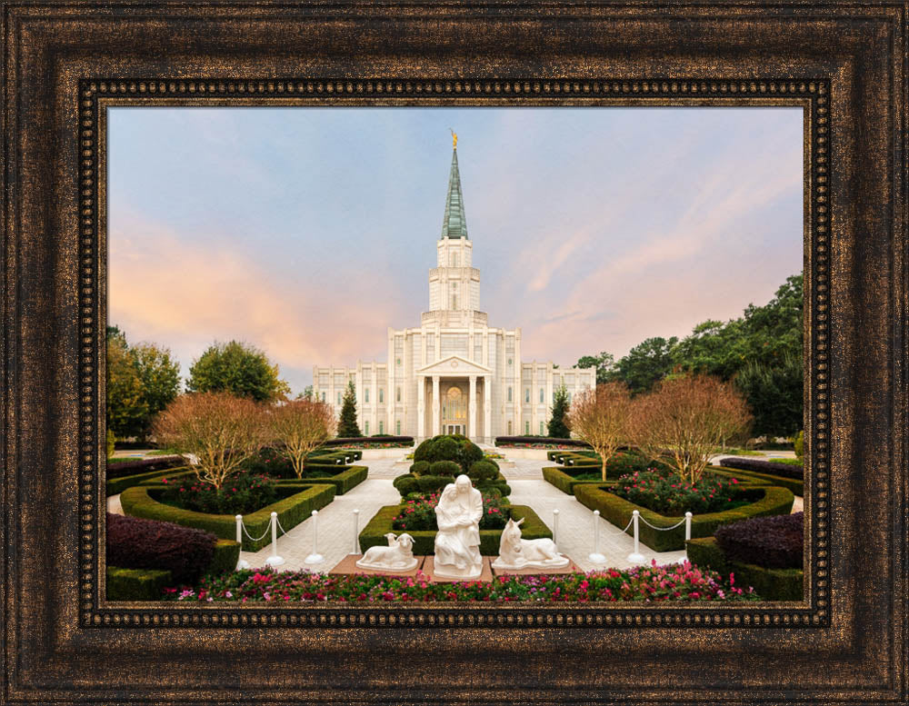 Houston Temple - Nativity by Robert A Boyd