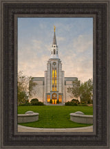 Boston Temple - Window Sunset by Robert A Boyd