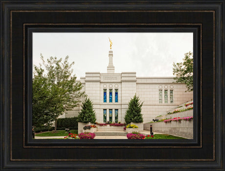 Winter Quarters Temple - Flowering Wall by Robert A Boyd