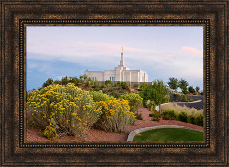 Snowflake Temple - Desertscape by Robert A Boyd