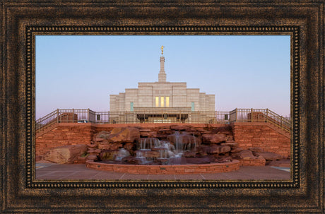 Snowflake Temple - Desert Fountain by Robert A Boyd