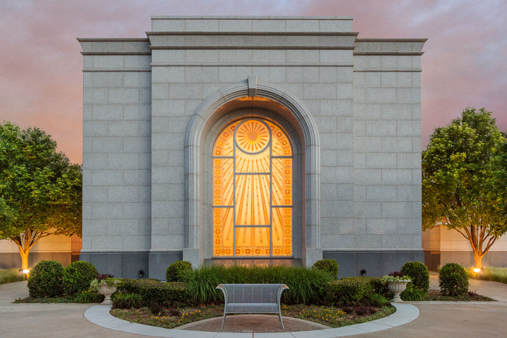 Lubbock Temple - Eventide by Robert A Boyd