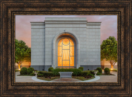 Lubbock Temple - Eventide by Robert A Boyd