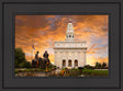 Nauvoo Temple - Sunrise with Joseph and Hyrum by Robert A Boyd - Art 5