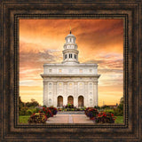 Nauvoo Temple - Nauvoo Sunrise Detail by Robert A Boyd