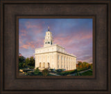 Nauvoo Temple - Fall Sky by Robert A Boyd