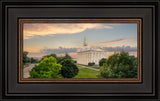 Nauvoo Illinois Temple - Looking West at Sunset by Robert A Boyd