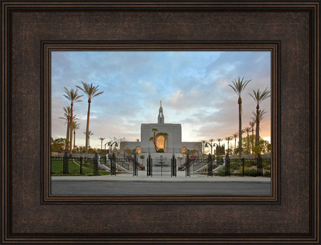 Redlands Temple - Front Gate by Robert A Boyd