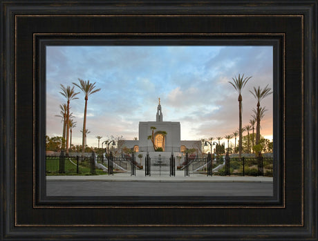 Redlands Temple - Front Gate by Robert A Boyd