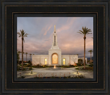 Redlands Temple - Eventide by Robert A Boyd