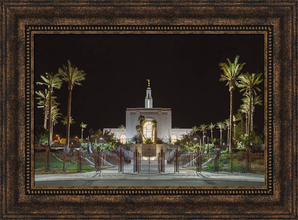 Redlands Temple - Gate by Robert A Boyd