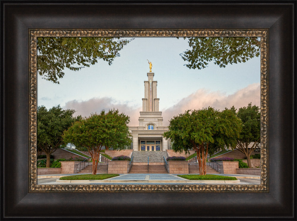 San Antonio Temple - Summer Morning by Robert A Boyd