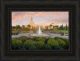 Newport Beach Temple - Fountain by Robert A Boyd