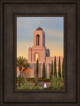 Newport Beach Temple - Sunlit Spire by Robert A Boyd